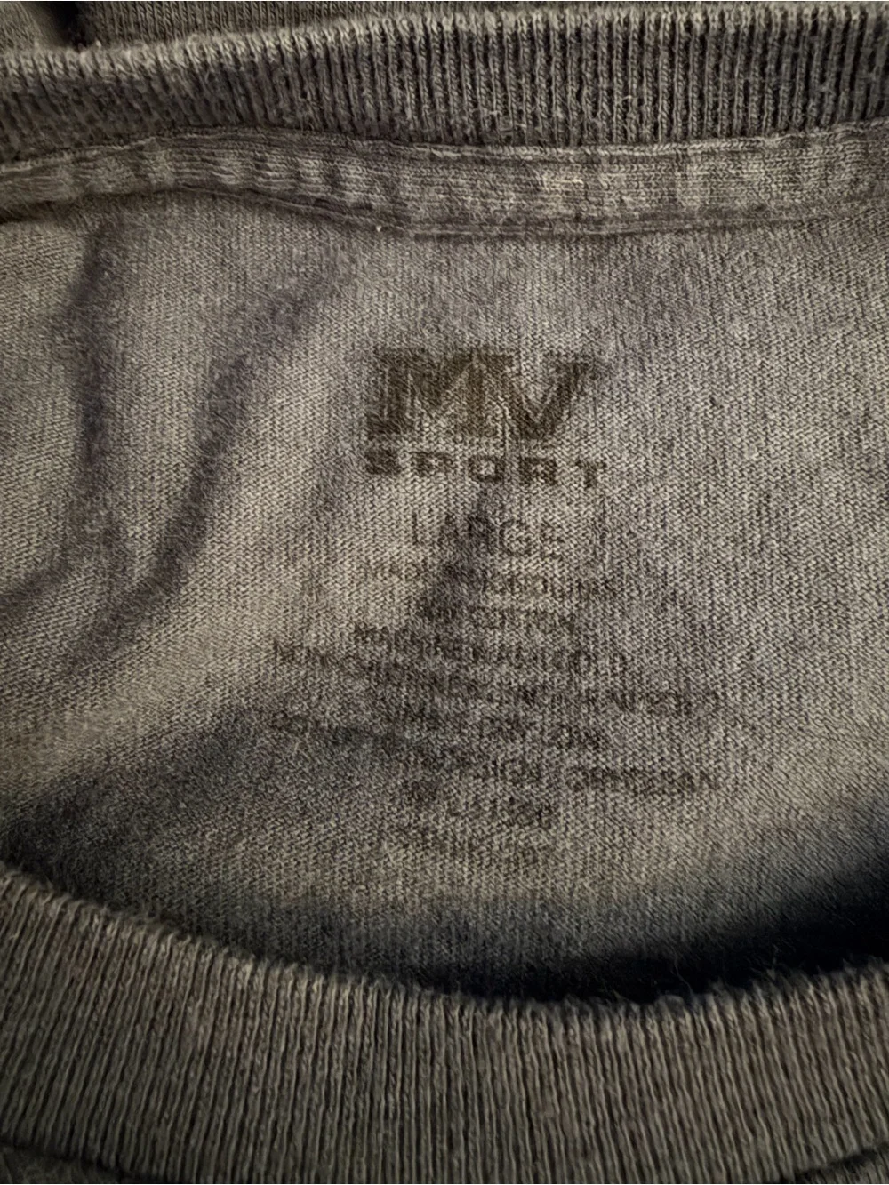 MV Sports Navy Cape Vincent, NY short sleeved T-shirt  L.